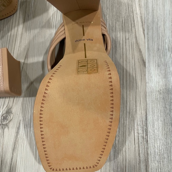 NWOT Dolce Vita Tan Knot Heels Size 9 with 4” heel - Picture 4 of 5